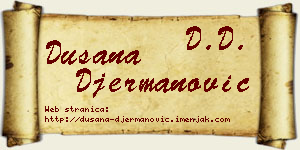 Dušana Đermanović vizit kartica
